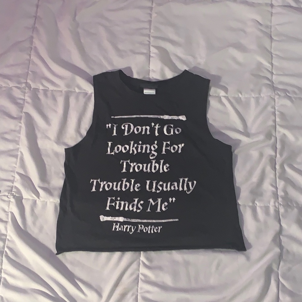 Grey Harry Potter Tank Top